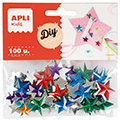 Pedras Acrílicas em Forma de Estrelas Apli 100 Pcs Pedras Acrílicas em Forma de Estrelas Apli 100 Pcs