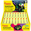 Plasticina Jovi 70/18G Fosforescente c/ 50g Brilha no Escuro Plasticina Jovi 70/18G Fosforescente c/ 50g Brilha no Escuro